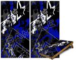 Cornhole Game Board Vinyl Skin Wrap Kit - Premium Laminated - Baja 0003 Royal Blue fits 24x48 game boards (GAMEBOARDS NOT INCLUDED)