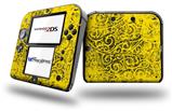 Folder Doodles Yellow - Decal Style Vinyl Skin fits Nintendo 2DS - 2DS NOT INCLUDED
