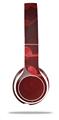 Skin Decal Wrap compatible with Beats Solo 2 WIRED Headphones Bokeh Music Red (HEADPHONES NOT INCLUDED)