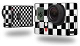 Checkers White - Decal Style Skin fits GoPro Hero 3+ Camera (GOPRO NOT INCLUDED)