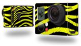 Zebra Yellow - Decal Style Skin fits GoPro Hero 3+ Camera (GOPRO NOT INCLUDED)