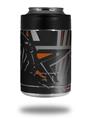 Skin Decal Wrap for Yeti Colster, Ozark Trail and RTIC Can Coolers - Baja 0023 Orange Burnt (COOLER NOT INCLUDED)