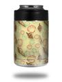 Skin Decal Wrap for Yeti Colster, Ozark Trail and RTIC Can Coolers - Sea Shells 02 Yellow Sunshine (COOLER NOT INCLUDED)