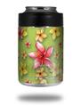 Skin Decal Wrap for Yeti Colster, Ozark Trail and RTIC Can Coolers - Beach Flowers Sage Green (COOLER NOT INCLUDED)