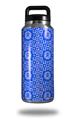 WraptorSkinz Skin Decal Wrap for Yeti Rambler Bottle 36oz Gothic Punk Pattern Blue  (YETI NOT INCLUDED)