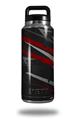 Skin Decal Wrap for Yeti Rambler Bottle 36oz Baja 0014 Red Dark (YETI NOT INCLUDED)