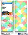 iPod Nano 4G Skin - Brushed Cirlces Multi Light