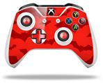 WraptorSkinz Decal Skin Wrap Set works with 2016 and newer XBOX One S / X Controller Deathrock Bats Red (CONTROLLER NOT INCLUDED)