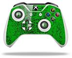 WraptorSkinz Decal Skin Wrap Set works with 2016 and newer XBOX One S / X Controller Folder Doodles Green (CONTROLLER NOT INCLUDED)