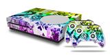 WraptorSkinz Decal Skin Wrap Set works with 2016 and newer XBOX One S Console and 2 Controllers Scene Kid Sketches Rainbow