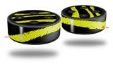 Skin Wrap Decal Set 2 Pack for Amazon Echo Dot 2 - Zebra Yellow (2nd Generation ONLY - Echo NOT INCLUDED)