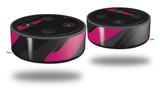 Skin Wrap Decal Set 2 Pack for Amazon Echo Dot 2 - Jagged Camo Hot Pink (2nd Generation ONLY - Echo NOT INCLUDED)