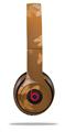 WraptorSkinz Skin Decal Wrap compatible with Beats Solo 2 and Solo 3 Wireless Headphones Bokeh Butterflies Orange (HEADPHONES NOT INCLUDED)
