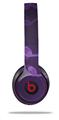 WraptorSkinz Skin Decal Wrap compatible with Beats Solo 2 and Solo 3 Wireless Headphones Bokeh Music Purple (HEADPHONES NOT INCLUDED)