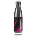 Skin Decal Wrap for RTIC Water Bottle 17oz Jagged Camo Hot Pink (BOTTLE NOT INCLUDED)