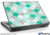 Laptop Skin (Large) - Brushed Circles Seafoam