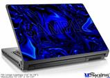 Laptop Skin (Large) - Liquid Metal Chrome Royal Blue