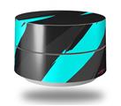 Skin Decal Wrap for Google WiFi Original Jagged Camo Neon Teal (GOOGLE WIFI NOT INCLUDED)