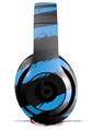 WraptorSkinz Skin Decal Wrap compatible with Beats Studio 2 and 3 Wired and Wireless Headphones Zebra Blue Skin Only (HEADPHONES NOT INCLUDED)