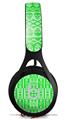 WraptorSkinz Skin Decal Wrap compatible with Beats EP Headphones Skull And Crossbones Pattern Green Skin Only HEADPHONES NOT INCLUDED
