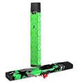 Skin Decal Wrap 2 Pack for Juul Vapes Gothic Punk Pattern Green JUUL NOT INCLUDED