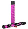 Skin Decal Wrap 2 Pack for Juul Vapes Gothic Punk Pattern Pink JUUL NOT INCLUDED