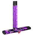 Skin Decal Wrap 2 Pack for Juul Vapes Gothic Punk Pattern Purple JUUL NOT INCLUDED