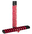 Skin Decal Wrap 2 Pack for Juul Vapes Gothic Punk Pattern Red JUUL NOT INCLUDED