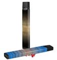 Skin Decal Wrap 2 Pack for Juul Vapes Exotic Wood Beeswing Eucalyptus Burst Black JUUL NOT INCLUDED