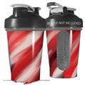 Decal Style Skin Wrap works with Blender Bottle 20oz Paint Blend Red (BOTTLE NOT INCLUDED)