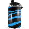 Skin Decal Wrap for Yeti 1 Gallon Jug Zebra Blue - JUG NOT INCLUDED by WraptorSkinz