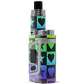 Skin Decal Wrap for Smok AL85 Alien Baby Hearts And Stars Rainbow VAPE NOT INCLUDED