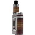 Skin Decal Wrap for Smok AL85 Alien Baby Exotic Wood Pommele Sapele Burst Red Cherry VAPE NOT INCLUDED