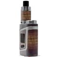 Skin Decal Wrap for Smok AL85 Alien Baby Exotic Wood Pommele Sapele Burst Plum Purple VAPE NOT INCLUDED