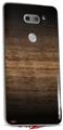 Skin Decal Wrap for LG V30 Exotic Wood Pommele Sapele Burst Black