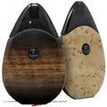 Skin Decal Wrap 2 Pack compatible with Suorin Drop Exotic Wood Pommele Sapele Burst Black VAPE NOT INCLUDED