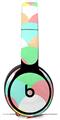 WraptorSkinz Skin Skin Decal Wrap works with Beats Solo Pro (Original) Headphones Brushed Cirlces Multi Light Skin Only BEATS NOT INCLUDED