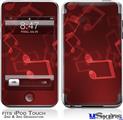iPod Touch 2G & 3G Skin - Bokeh Music Red