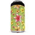 WraptorSkinz Skin Decal Wrap compatible with Yeti 16oz Tall Colster Can Cooler Insulator Beach Flowers Sage Green (COOLER NOT INCLUDED)