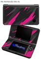 Jagged Camo Hot Pink - Decal Style Skin fits Nintendo DSi XL (DSi SOLD SEPARATELY)