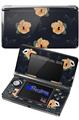 Poppy Orange Navy - Decal Style Skin fits Nintendo 3DS (3DS SOLD SEPARATELY)