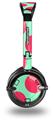 Kearas Polka Dots Pink And Blue Decal Style Skin fits Skullcandy Lowrider Headphones (HEADPHONES  SOLD SEPARATELY)