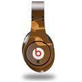 WraptorSkinz Skin Decal Wrap compatible with Beats Studio (Original) Headphones Bokeh Music Orange Skin Only (HEADPHONES NOT INCLUDED)