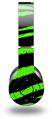 WraptorSkinz Skin Decal Wrap compatible with Beats Wireless (Original) Headphones Zebra Green Skin Only (HEADPHONES NOT INCLUDED)