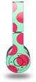 WraptorSkinz Skin Decal Wrap compatible with Beats Wireless (Original) Headphones Kearas Polka Dots Pink And Blue Skin Only (HEADPHONES NOT INCLUDED)